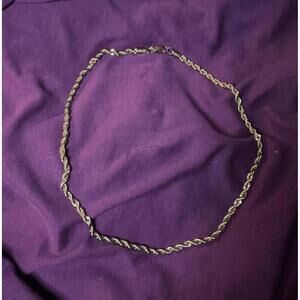 % Twisted Rope Necklace filled
